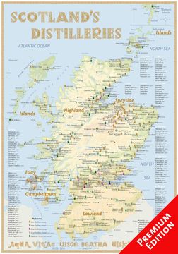 portada Whisky Distilleries Scotland - Poster 70X100Cm Premium Edition (en Inglés)