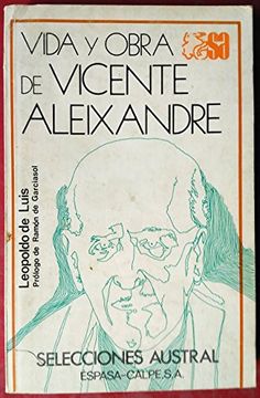 portada Vida y obra de Vicente aleixandre' (Selecciones Austral)