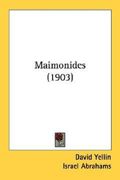 portada maimonides (1903) (en Inglés)