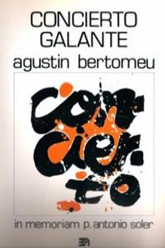 portada concierto galante (in memoriam p. soler) (en Castellano)