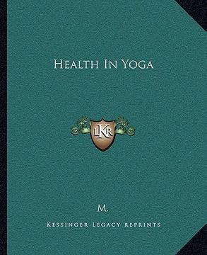 portada health in yoga (en Inglés)
