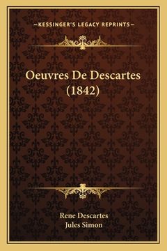 portada Oeuvres De Descartes (1842) (en Francés)