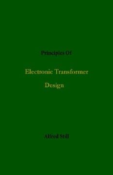 portada principles of electronic transformer design (in English)