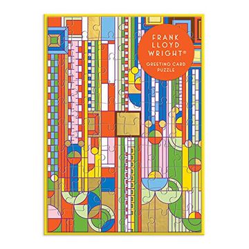 portada Greeting Card Puzzle: Frank Lloyd Wright: Saguaro Forms and Cactus Flowers (en Inglés)