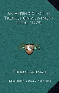 portada an appendix to the treatise on agistment tithe (1779)