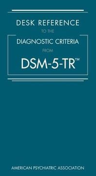 portada Desk Reference to the Diagnostic Criteria From Dsm-5-Tr (in English)