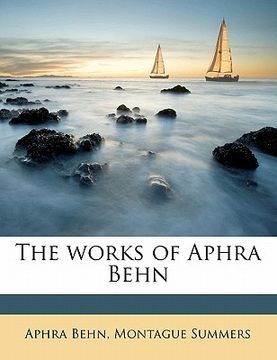 portada the works of aphra behn volume 3 (en Inglés)