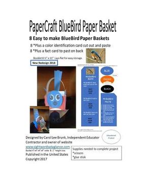 portada PaperCraft BlueBird Paper Basket: PaperCraft BlueBird Paper Basket (en Inglés)