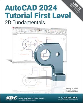 portada Autocad 2024 Tutorial First Level 2d Fundamentals (en Inglés)