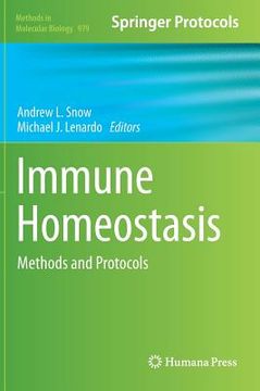 portada Immune Homeostasis: Methods and Protocols (in English)