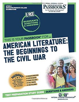 portada American Literature: The Beginnings to the Civil war (en Inglés)