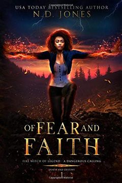 portada Of Fear and Faith: A Witch and Shapeshifter Romance (Death and Destiny Trilogy) (en Inglés)