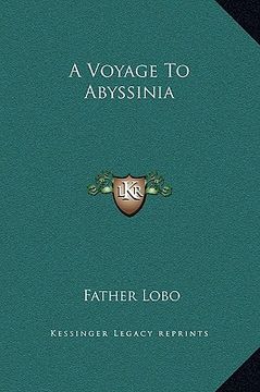 portada a voyage to abyssinia (in English)