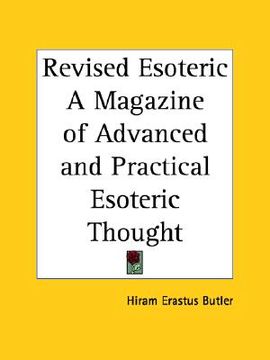 portada revised esoteric a magazine of advanced and practical esoteric thought (en Inglés)