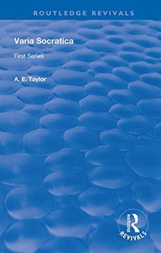 portada Varia Socratica: First Series (Routledge Revivals) (en Inglés)