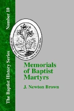 portada memorials of baptist martyrs (en Inglés)