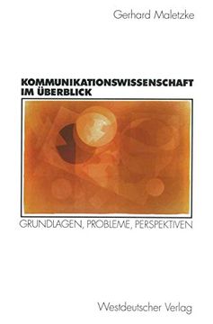 portada Kommunikationswissenschaft Im Überblick: Grundlagen, Probleme, Perspektiven (en Alemán)