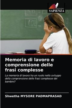portada Memoria di lavoro e comprensione delle frasi complesse (in Italian)