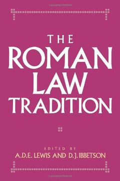 portada The Roman law Tradition (en Inglés)