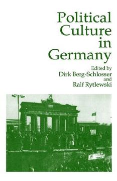portada political culture in germany (en Inglés)
