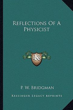 portada reflections of a physicist (in English)