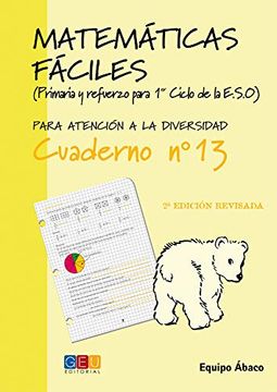 portada Matemáticas Fáciles 13, eso (in Spanish)