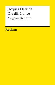 portada Die Différance: Ausgewählte Texte (in German)