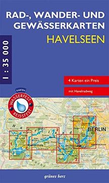 portada Rad-, Wander- und Gewässerkarten-Set: Havelseen 1: 35 000 (in German)