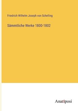 portada Sämmtliche Werke 1800-1802 (en Alemán)