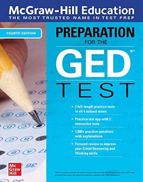 portada Mcgraw-Hill Education Preparation for the ged Test, Fourth Edition (Test Prep) (in English)
