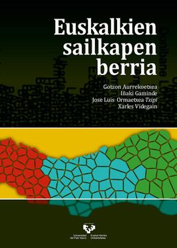 portada Euskalkien Sailkapen Berria (en Euskera)