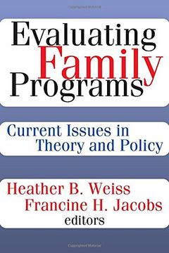 portada Evaluating Family Programs: Current Issues in Theory and Policy (Modern Applications of Social Work) (en Inglés)