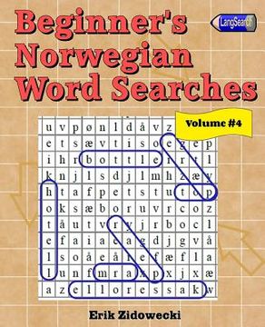 portada Beginner's Norwegian Word Searches - Volume 4 (in Noruego)
