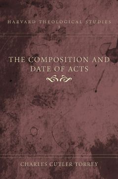 portada the composition and date of acts (en Inglés)