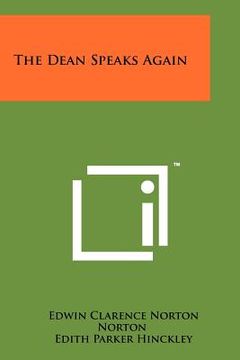 portada the dean speaks again (en Inglés)