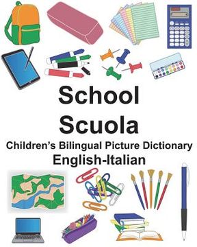 portada English-Italian School/Scuola Children's Bilingual Picture Dictionary