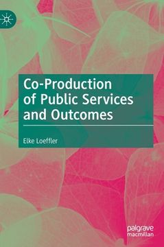 portada Co-Production of Public Services and Outcomes (in English)