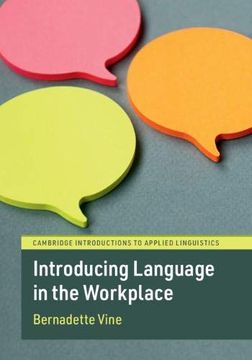 portada Introducing Language in the Workplace (en Inglés)