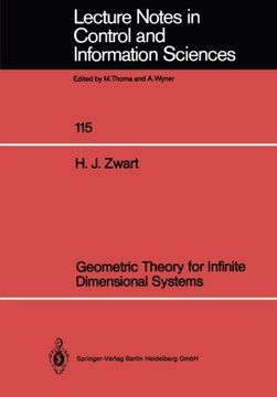 portada geometric theory for infinite dimensional systems (en Inglés)