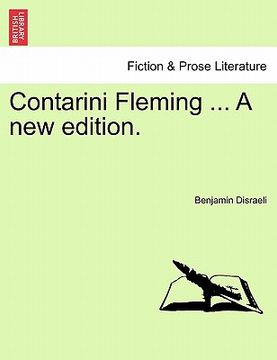 portada contarini fleming ... a new edition. (en Inglés)