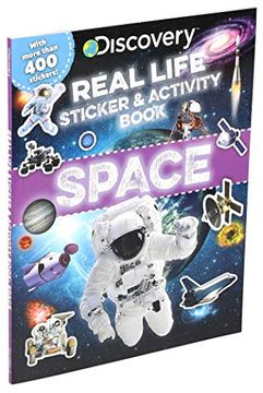 portada Discovery Real Life Sticker and Activity Book: Space (Discovery Real Life Sticker & Activity Book) (en Inglés)