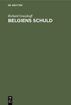 portada Belgiens Schuld (en Alemán)