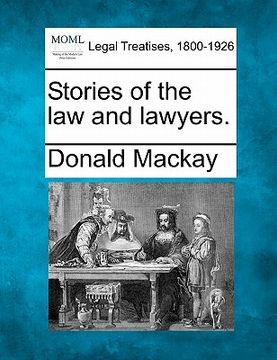 portada stories of the law and lawyers. (en Inglés)