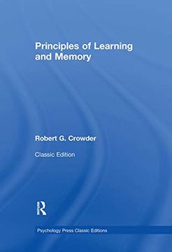 portada Principles of Learning and Memory: Classic Edition (Psychology Press & Routledge Classic Editions) (in English)