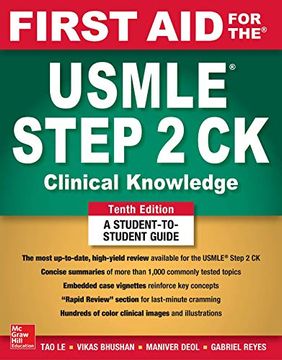 portada First aid for the Usmle Step 2 ck, Tenth Edition 