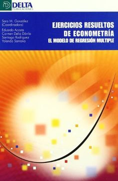 portada Ejercicios Resueltos de Econometría: El Modelo de Regresión Múltiple (in Spanish)