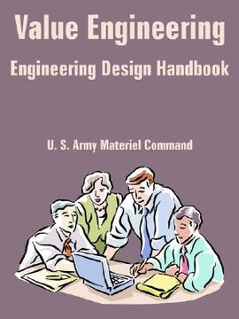 portada value engineering (engineering design handbook) (en Inglés)
