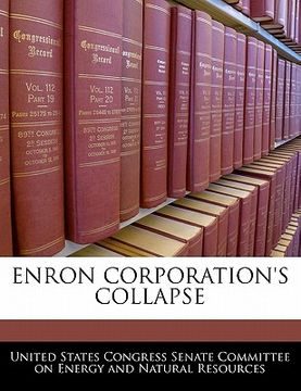 portada enron corporation's collapse (en Inglés)
