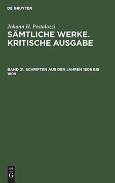 portada Schriften aus den Jahren 1806 bis 1809 (en Alemán)