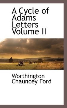 portada a cycle of adams letters volume ii (en Inglés)